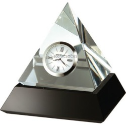 Howard Miller Crystal Pyramid Clock