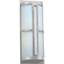 PLC Lighting Rox 21 Inch Tall 2 Light Outdoor Wall Light Rox - 31738SL - Modern Contemporary