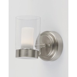 Maxim Lighting Mod 7 Inch Wall Sconce Mod - 30261CLFTSN - Transitional