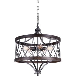 CWI Lighting Amazon 23 Inch Large Pendant Amazon - 9966P23-5-242-B - Transitional