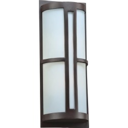 PLC Lighting Rox 21 Inch Tall 2 Light Outdoor Wall Light Rox - 31738ORB - Modern Contemporary