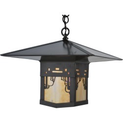 Meyda Lighting Seneca Victorian Web 23 Inch Large Pendant Seneca Victorian Web - 106826 - Craftsman-Mission