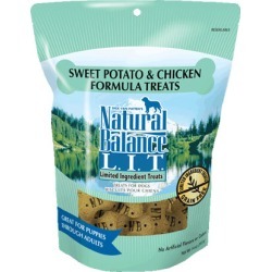 Natural Balance L.I.D. Limited Ingredient Diets Treats Sweet Potato & Chicken Regular Breed 14 oz