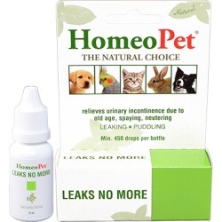 Urinary Tract & Kidneys Medication, HomeoPet Leaks No More 15 ml