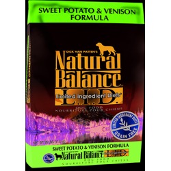 Natural Balance L.I.D. Limited Ingredient Diets Sweet Potato & Venison Formula 13 lb
