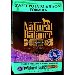 Natural Balance L.I.D. Limited Ingredient Diets Sweet Potato & Bison Formula 26 lb