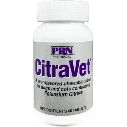Urinary Tract & Kidneys Medication, CitraVet Potassium Citrate 60 ct