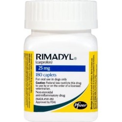 Rimadyl 25 mg Caplets 180 ct