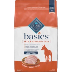 Blue Buffalo Basics Large Breed Dry Dog Food Turkey & Potato - 24 lb bag
