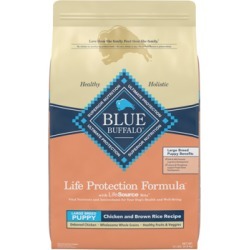 Blue Buffalo Chicken & Brown Rice Large Breed Puppy Food15 lb bag