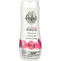 Perfect Coat Flea & Tick Dog Shampoo 16 oz