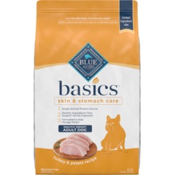 Blue Basics Healthy Weight Adult Dry Dog Food Turkey & Potato Recipe - 24 lb bag