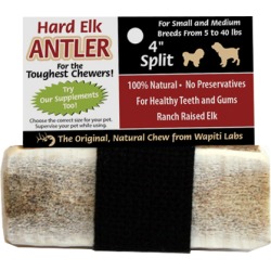 Elk Antlers for Dogs 4" Split Chew