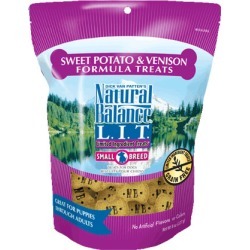 Natural Balance L.I.D. Limited Ingredient Diets Treats Sweet Potato & Venison Small Breed 8 oz