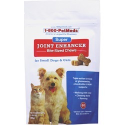 Super Joint Enhancer Bite-Sized Chews Small Dogs & Cats 60 ct