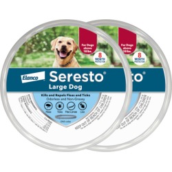 Seresto Large Dogs over 18 lbs 27.5" collar length 2 pk Bundle
