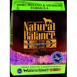 Natural Balance L.I.D. Limited Ingredient Diets Sweet Potato & Venison Formula 26 lb