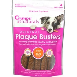 Crumps' Naturals Plaque Busters Dental Chews 8pk 4.5"