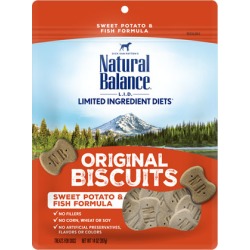 Natural Balance L.I.D. Limited Ingredient Diets Treats Sweet Potato & Fish Regular Breed 14 oz