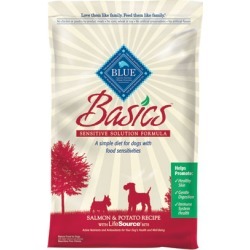 Blue Buffalo Basics Dry Dog Food Salmon & Potato 24 lb bag
