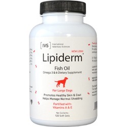 Lipiderm Gel Capsules Large Dogs 120 ct