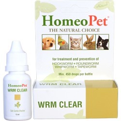 Wormers Medication, HomeoPet Wrm Clear 15 ml