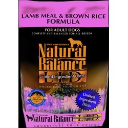 Natural Balance L.I.D. Limited Ingredient Diets Lamb Meal & Brown Rice Formula 4.5 lb