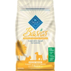 Blue Basics Healthy Weight Adult Dry Dog Food Turkey & Potato Recipe - 4 lb bag