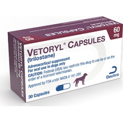 Hormonal Endocrine Medication, Vetoryl 60 mg Capsules 30 ct