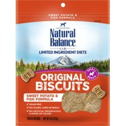 Natural Balance L.I.D. Limited Ingredient Diets Treats Sweet Potato & Fish Small Breed 8 oz
