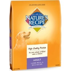Nature's Recipe Adult Lamb Meal & Rice Dry Dog Food 15 lb