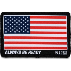 5.11 Tactical USA Flag Woven Patch (Red)