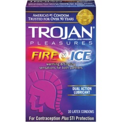 Trojan Pleasures Fire & Ice Condoms