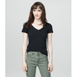 Aeropostale Solid Hampton V-Neck Tee - Black, XLarge