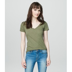 Aeropostale Solid Hampton V-Neck Tee - Calliste Green, XXLarge