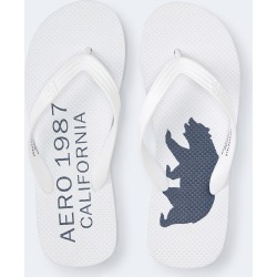 Aeropostale A87 Bear Flip-Flop - Bleach, Small