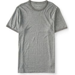 Aeropostale Solid Tri-Blend Ringer Tee - Medium Heather Grey, Medium