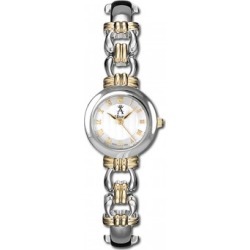 Allurez Women's Contemporary Two-Tone Swiss Quartz Wrist Watch