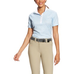 Women's Showstopper Show Shirt in Powder Blue, Size Small, by Ariat