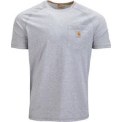 Carhartt Force Delmont Adult Short Sleeve T-Shirt in Heather Gray Size XX-Large found on Bargain Bro Philippines from Baseball Monkey for $21.99