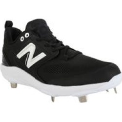 New Balance 3000v6 Men's Low Metal Baseball Cleats in Black/White Size 11.0