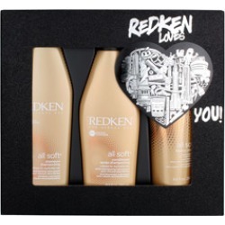 Redken All Soft Holiday Gift Set 3 piece