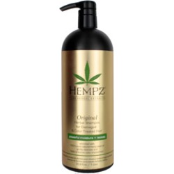 Hempz Original Herbal Shampoo For Damaged & Color Treated Hair 33.8 oz