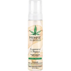 Hempz Sugarcane & Papaya Herbal Foaming Body Wash 8.5 oz