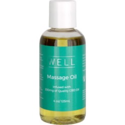 Well CBD Massage Oil 4 oz