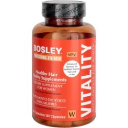 Bosley Professional Strength Healthy Hair Vitality Supplement for Women 60 capsules