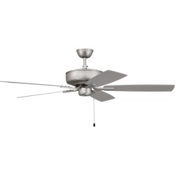 Pro Plus Brushed Satin Nickel 52-Inch Ceiling Fan found on Bargain Bro from Bellacor for USD $76.23