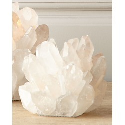 Small Clear Quartz Votive Holder
