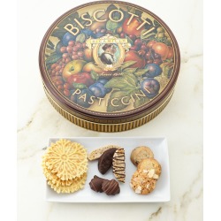 Medallion Roma Biscotti Tin