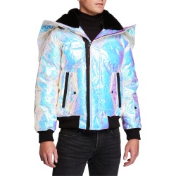 Men's Snorkel Holographic Puffer Coat